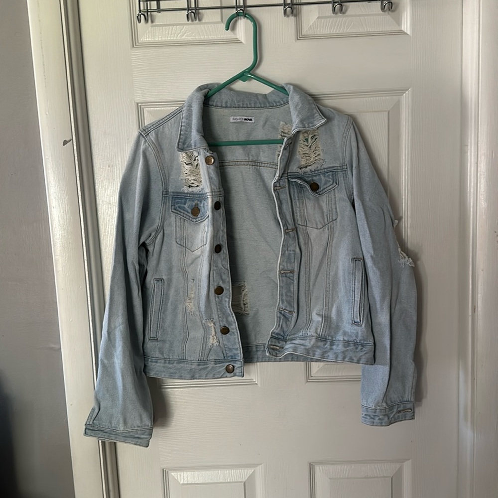 Fashion Nova light Jean jacket